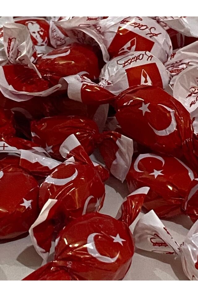 Milli Gün Kutlamaları Için Türk Bayraklı Hediyelik Ikramlık Şeker