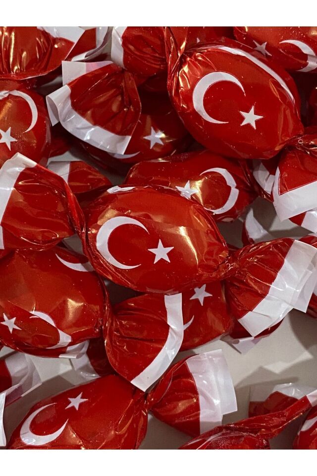 Milli Gün Kutlamaları Için Türk Bayraklı Hediyelik Ikramlık Şeker
