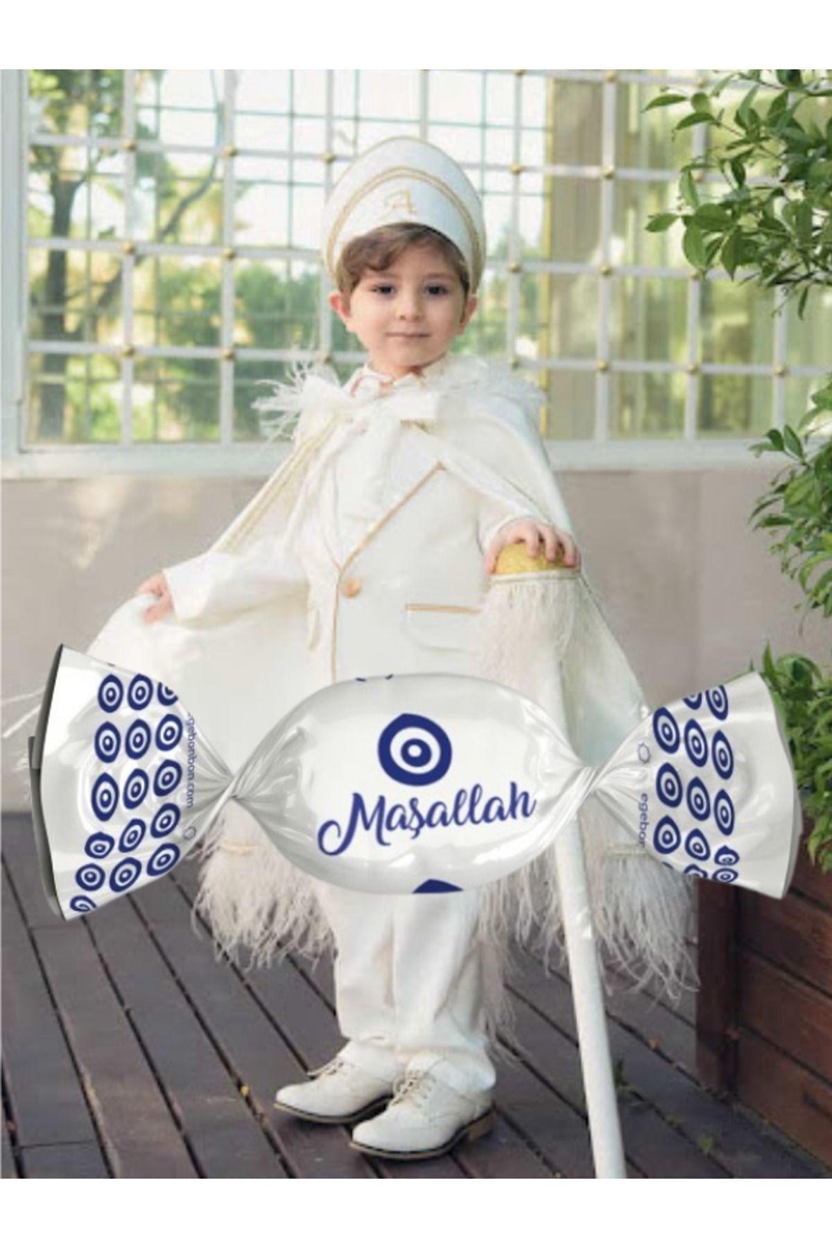 Maşallah Temalı Sünnet Doğum Kutlama Şekeri